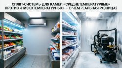 Сплит-системы для камер Сплит-системы для камер